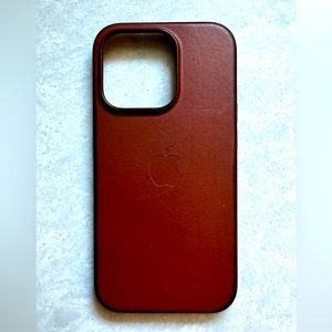Original Apple Leather Case for iPhone 14 Pro